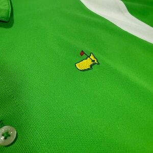 Masters Green Polo with White Trim